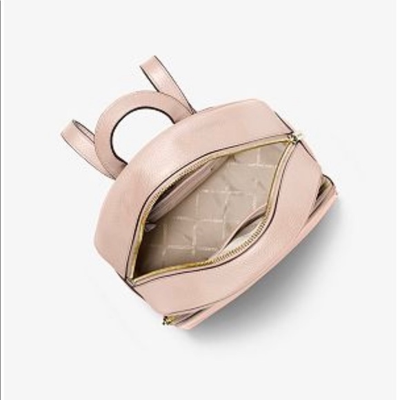 Michael Kors Abbey Medium Pebbled Leather Backpack - Picture 7 of 8